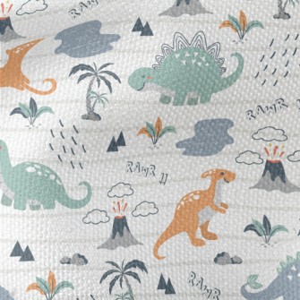 Passionate Dinosaur Island Waterproof Canvas