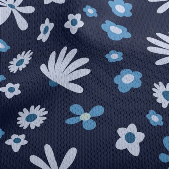 Full Of Cool Flowers Athletic Mesh Flat Back
