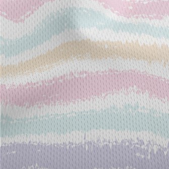 Irregular Watercolor Stripes Athletic Mesh Flat Back