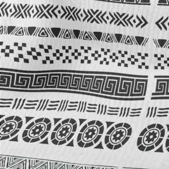 Black And White Geometric Ethn Terry