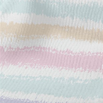 Irregular Watercolor Stripes Terry