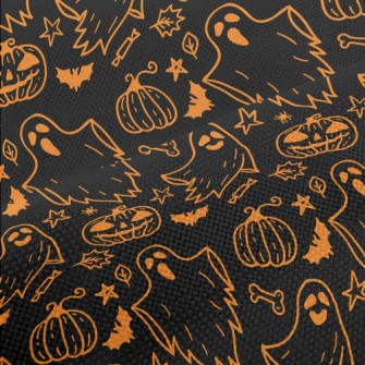 Halloween Ghost Pumpkin Performance Linen