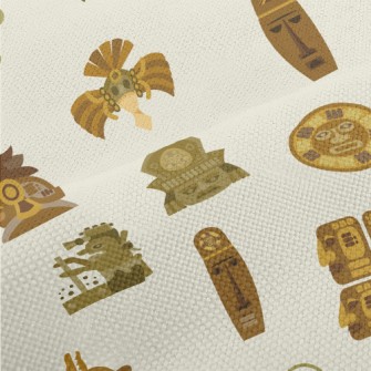 Traditional Maya Civilization Performance Linen