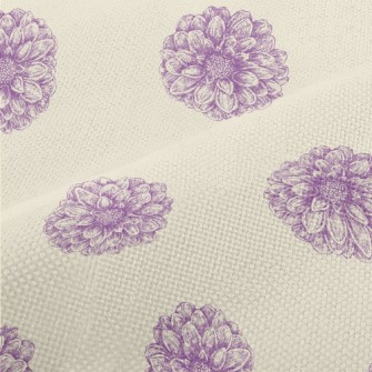 Soft Coil Flowers Performance Linen