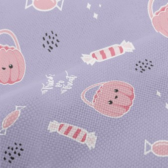 Cute Pumpkin Candy Bucket Performance Linen