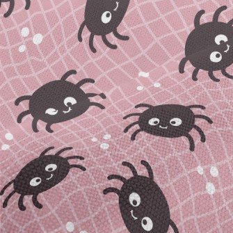 Big Eyed Black Spider Performance Linen