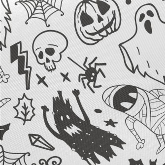 Horror Halloween Ghost Twill
