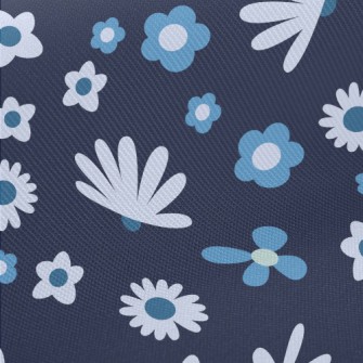 Full Of Cool Flowers Twill
