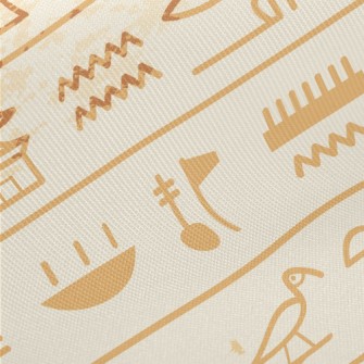 Egyptian Civilization Murals Twill