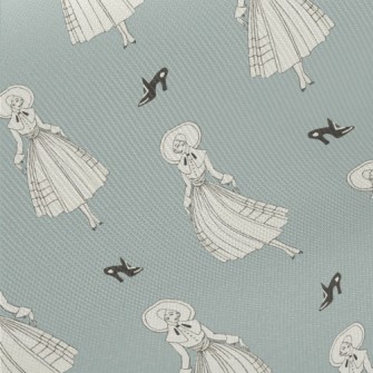 Elegant Noble Lady Twill