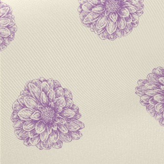 Soft Coil Flowers Twill