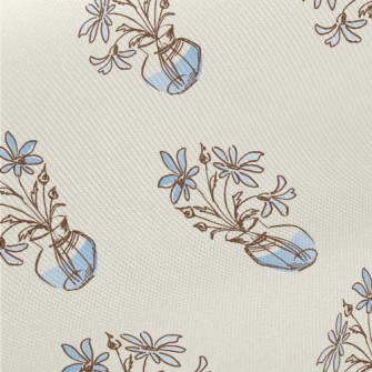 Simple Sketch Vase Twill