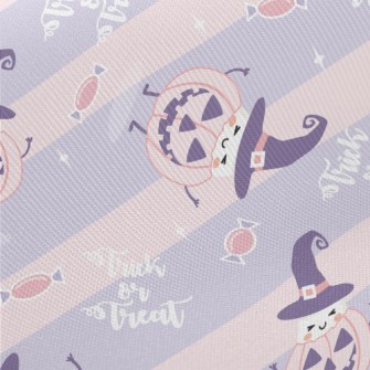 Trick Or Treat Pumpkin Ghost Twill