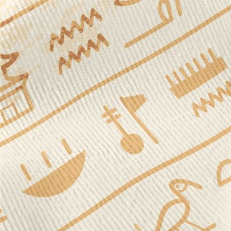 Egyptian Civilization Murals Standard Corduroy