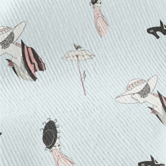 Noble And Elegant Lady Standard Corduroy