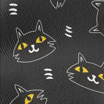 Black Cat With Bad Intentions Standard Corduroy