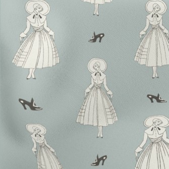 Elegant Noble Lady Stretch Ponte