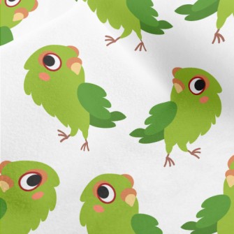 Shaking Head Parrot Micro Fleece