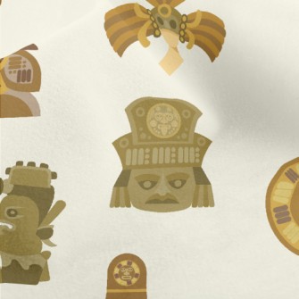Traditional Maya Civilization Micro Fleece