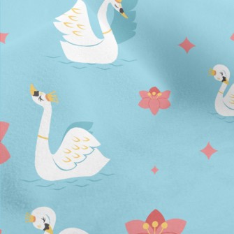 Elegant Swan Queen Micro Fleece