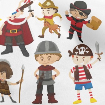 Classic Fairy Tale Characters Micro Fleece