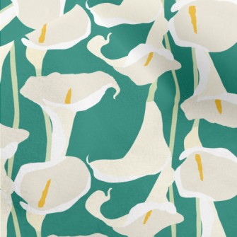 Beautiful Perfumed Calla Lily Micro Fleece