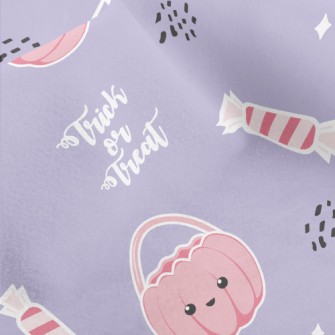 Cute Pumpkin Candy Bucket Micro Fleece