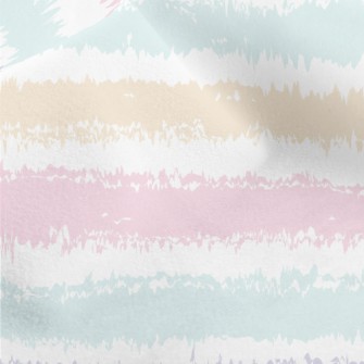 Irregular Watercolor Stripes Micro Fleece