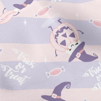 Trick Or Treat Pumpkin Ghost Micro Fleece