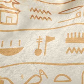 Egyptian Civilization Murals Minky