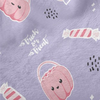 Cute Pumpkin Candy Bucket Minky