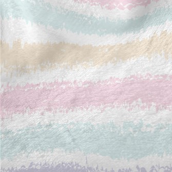Irregular Watercolor Stripes Minky
