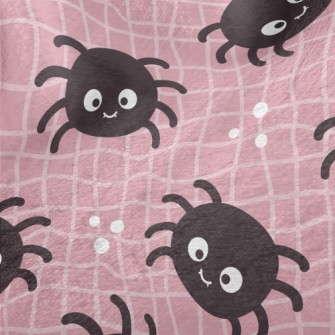 Big Eyed Black Spider Minky