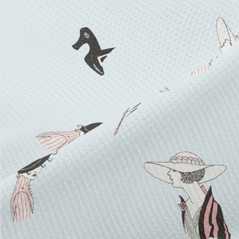 Noble And Elegant Lady Piqué