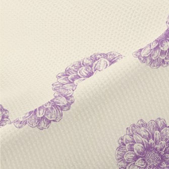 Soft Coil Flowers Piqué