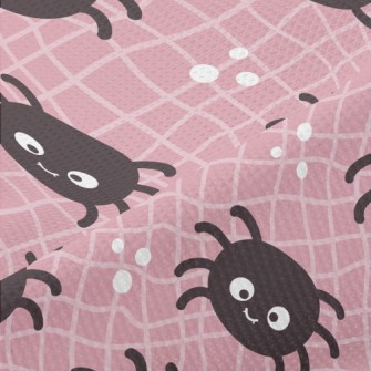 Big Eyed Black Spider Piqué