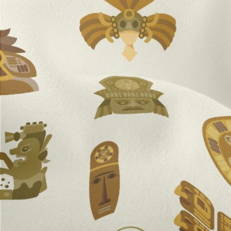 Traditional Maya Civilization Lightweight Performance Linen