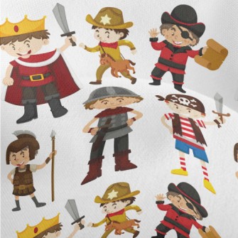 Classic Fairy Tale Characters Lightweight Performance Linen
