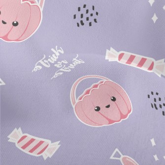 Cute Pumpkin Candy Bucket Lightweight Performance Linen