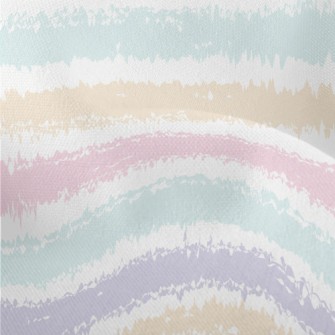 Irregular Watercolor Stripes Lightweight Performance Linen