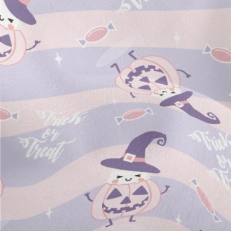 Trick Or Treat Pumpkin Ghost Lightweight Performance Linen
