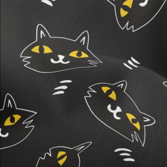 Black Cat With Bad Intentions Lightweight Performance Linen