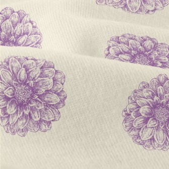 Soft Coil Flowers Modern Jersey
