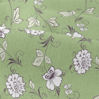 Pretty Flowers And Leaves Modern Jersey