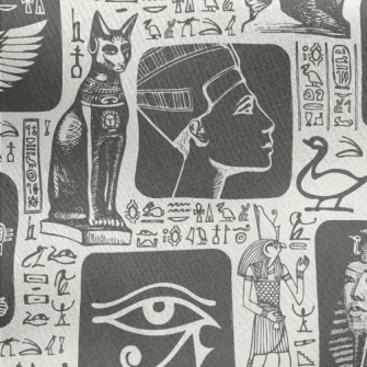 Egyptian Architectural Culture Jersey Backed Fleece
