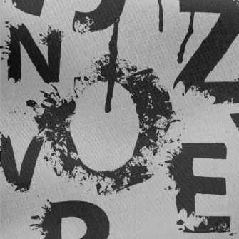 Ink Splash English Text Jersey Backed Fleece