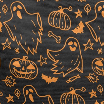 Halloween Ghost Pumpkin Pongee