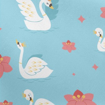 Elegant Swan Queen Pongee