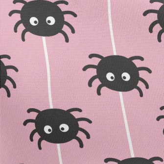 Cute Line Spider Pongee