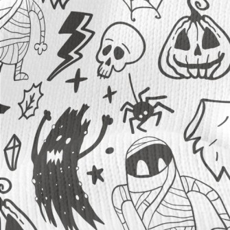 Horror Halloween Ghost Stretch Jersey